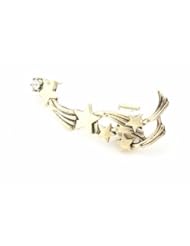 Sports: Nicerocker Hot Fashion Retro Womens Punk Gothic Bronze Star Left Size Ear Cuff Stud Earrings - nicerocker