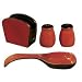 Corelle Napkin Holder, Spoon Rest, Salt and Pepper Shaker Set, Chili Red
