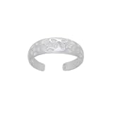 SILVER STAR TOE RING