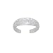 SILVER STAR TOE RING