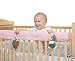 Easy Teether Crib Rail Cover Pink