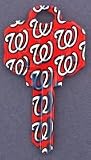 Washington Nationals Schlage SC1 House Key