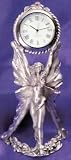 Diamond-Cut Angel Desk Clock