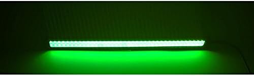 12v COB LED Car DRL Driving Daytime Fog Light Lamp Waterproof 2 X 14cm (Green)