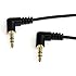 StarTech.com MU3MMS2RA Slim 3.5mm 3 feet Right Angle Stereo Audio Cable - M/M