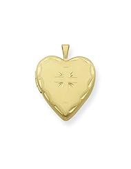 Gold Plated Sterling Silver 20mm Cross Locket