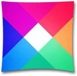 Penny G NCAA Pittsburgh Panthers Sport Pillow Covers, Get It Style Rainbow Reverse Pattern Throw Pillowcase for Bed, Couch and Car 18x18 Inch (45x45 Cm)-Halloween Gift