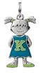 Children Jewelry Charm & Trinkets - Girl Shaped Metal Initial Charm - K