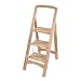 Cosco 11-255NAT1 Rockford Three-Step Wood Step Stool 225-Pound Duty Rating Natural