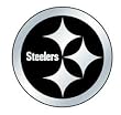 Pittsburgh Steelers Silver Auto Emblem - Football Sports Merchandise