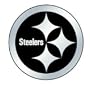 Pittsburgh Steelers NFL Silver Auto Emblem