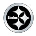 Pittsburgh Steelers Silver Metallic 3-D Auto Emblem