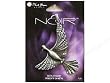 Blue Moon Noir Metal Pendant 1/Pkg - Flying Bird-Black Nickel