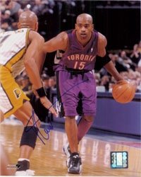 Carter, Vince (Toronto Raptors) Autographed/Hand Signed 8x10 Photo