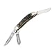 Hen & Rooster Knives 213DSQH Quarter Horse Sowbelly Stockman Knife w/Genuine Stag Han...