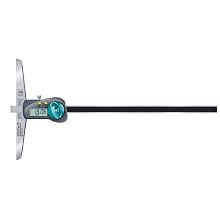 Brown & Sharpe TESA 00530248 IP67 LCD Depth Gauge, Caliper Type, 0-250mm Range, 0.01mm Graduation, +/-0.03mm Accuracy, With Rotary Stop Plate