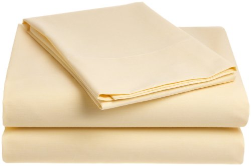 Pinzon Kids Chambray Twin Sheet Set, Yellow