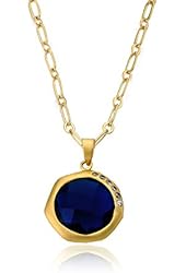 Riccova "City Lights" Cubic Zirconia Multi- Faceted Stone Pendant Necklace, 16"
