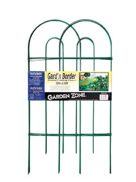 Round Folding Fence Border, 10′ Green