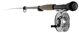 Fikkes Carbon Fiber Fly Fishing Rod Convertible Trekking Pole, Carbon/Black