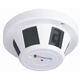 1/3" Sony CCD, Smoke Detector Disguised Camera free surveillance DeCal 1AL