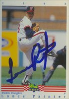 Cover image : Lance Painter, Wichita Wranglers - Padres Affiliate Autographed Card
