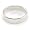 10K White Gold Wedding Bands 4mm flat, 6.25