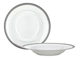 Thomas O'Brien Elissa Fine Bone China Rim Soup, D. 9 1/2