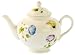 Gracie China Karly's Butterflies 11-Ounce Porcelain Small Teapot