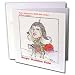 Gengis Madeline Kahn Greeting Card is measuring 5.5w x 5.5h. Greeting Cards are sold in sets of 6 or 12. Give these fun cards to your frieds and family as gift cards, thank you notes, invitations or for any other occasion. Greeting Cards are blank inside and come with white envelopes.