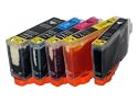 4 x kompatible Druckerpatronen - ersetzen 1 x Canon PGI-5/ 3 x Canon CLI-8 - für Canon Pixma MX 700, Pixma IP 3300, Pixma IP 3500, Pixma IX 4000, Pixma IX 4000 R, Pixma IX 5000, Pixma MP 510, Pixma MP 520, Pixma MP 520 X
