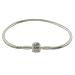 Biagi Silver European Bead Starter Bracelet with Bead Clasp