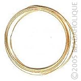 14K Gold Filled Wire 24 Gauge Round Half Hard 5 Ft