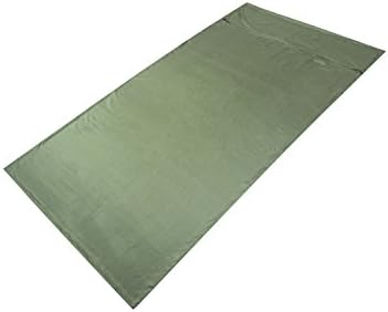 Emins Outdoor Single Compact Natural Silk Sleepsack Sleeping Bag Liner, 83*35IN, Green
