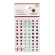 Martha Stewart Crafts Gemstones Stickers, Green and Red