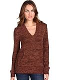 Roxy Women’s “Miwok” Pullover Hoodie Sweater Brown 467348-BRN