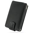 PDair Black Leather Flip-Style Case for Microsoft Zune 80GB