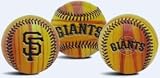 San Francisco Giants Wood Grain Baseball