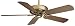 Casablanca 6622F Panama 50-Inch Ceiling Fan Bright Brass With 5 Furniture-Grade Walnu...