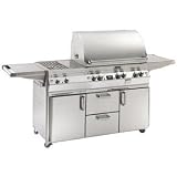 Fire Magic Gas Grills Echelon E790 Propane Gas Grill With Double Side Burner On Cabinet Cart