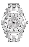 Bulova Stainless Steel Bracelet White/Silver Dial Men's Watch #96C103