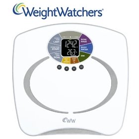 Weight Watcher Scale by Conair WW89T Weight Tracking and Body Analysis Scale with Color Bar Display
