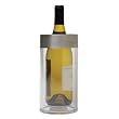 Clear Acrylic Wine Chiller w/ Stainless Steel Rim in Gift Box