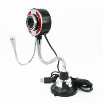 5.0 Megapixel USB 2.0 Webcam with Flexible Goose Neck and Microphone