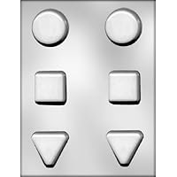2 petit four Chocolate Mold: 3 Count