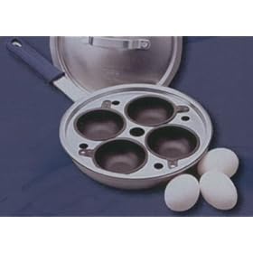 Lincoln Foodservice Wear-Ever 4-Cup Aluminum Egg Poacher with Cool Handle