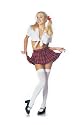 Sexy Adult Womens Halloween Costumes Naughty Catholic School Girl Schoolgirl Costume Theme Party Outfit Leg Avenue