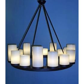 Messina Chandelier with 16 Assorted OR Similar Height Shades by laCandela
