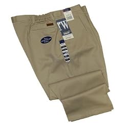 Wrangler Rugged Wear Men's Side Elastic Casual Pant with Teflon Coating