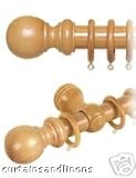 New 240cms antique pine Wooden Curtain Pole / Poles / Rod / Rail